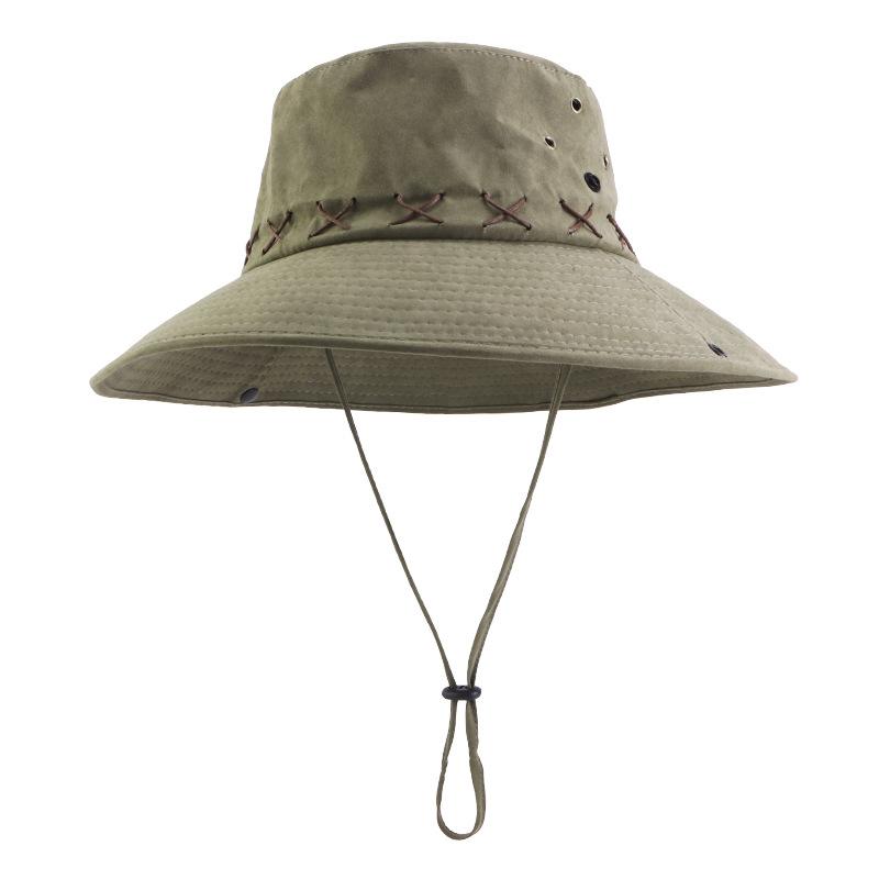 Vintage western cowboy hat outdoor big eaves hat, climbing hat bucket hat sun hat sun hat basin hat