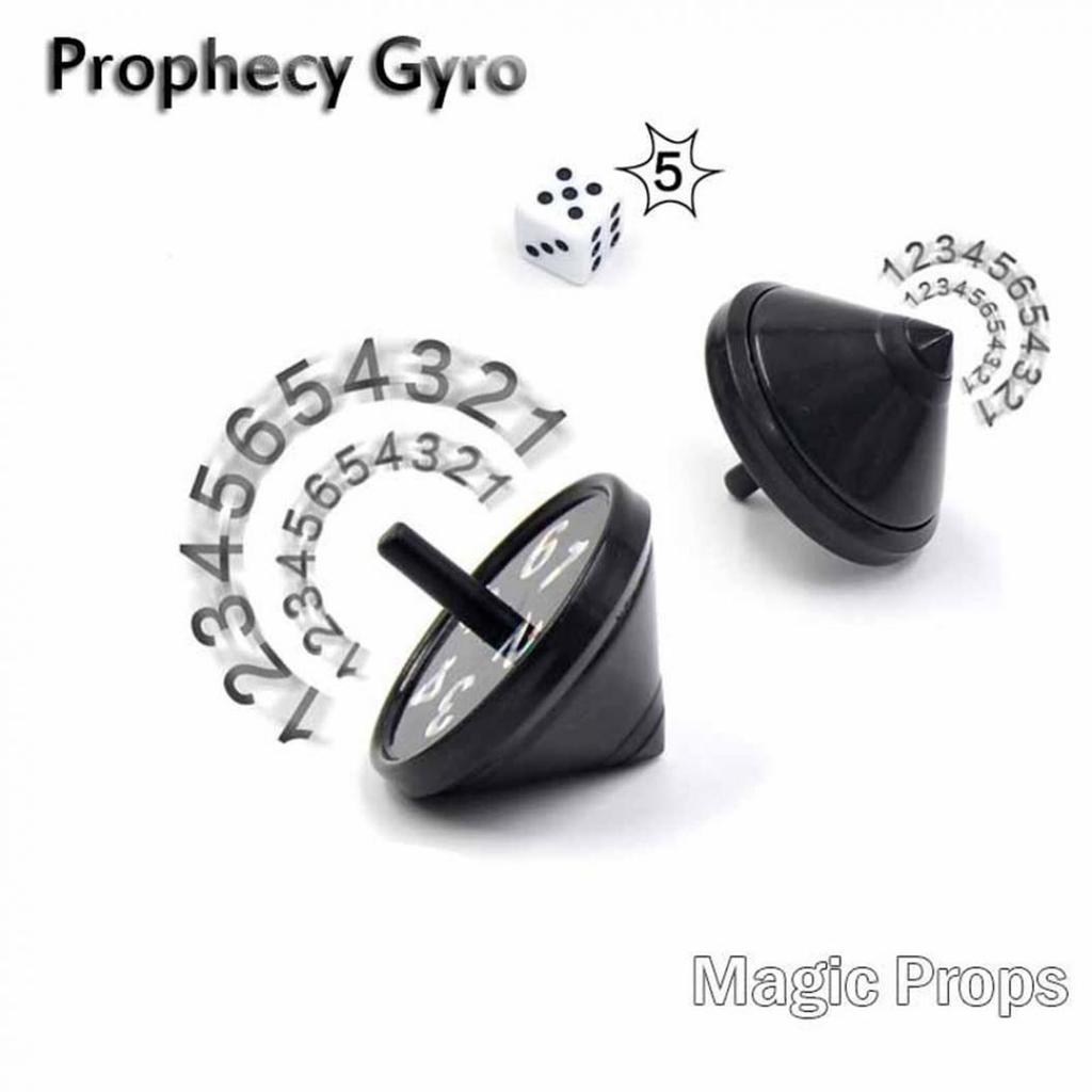 Magic Tricks Prop Funny Prediction Spinning Top Children Toy Gyro Birthday Gift