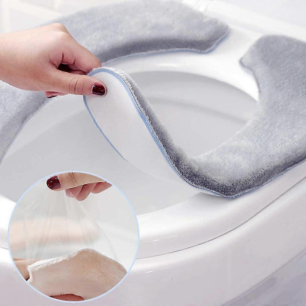 Reusable Self-adhesive Toilet Seat Cushions For Universal Toilet Seat - DD