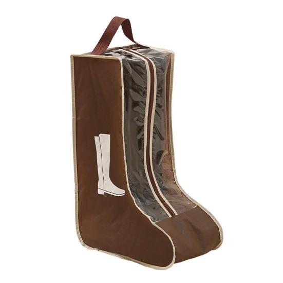 1/2Pcs Shoe Storage Bags with Handle Zipper Closure Transparent Visual Design Waterproof Dustproof