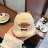 Кружка с котиком Высококачественная керамическая кружка Милая кружка для дома и офиса с крышкой Для подарков на день рождения девочкам