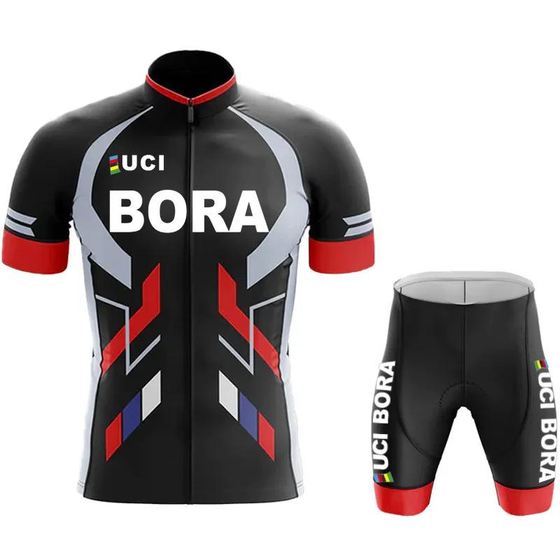 Cycling suit BORA cross-border 2023 Tour de France road bike short-sleeved suit perspiration and moisture absorption event breathable and quick drying