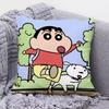 Милые наволочки с мультяшным принтом Crayon Shin-chan для уютного сна! Наволочка для диванной подушки, украшение комнаты, подарки