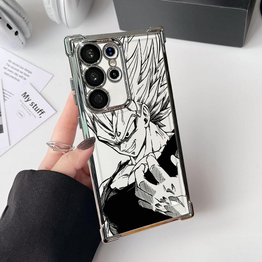 Dragon Ball Vegeta Phone Case for Samsung Galaxy S20 FE S25 Ultra s23ultra s24fe S24 S25 Plus S22 Ultra S21FE S23 Note 20 Ultra