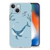 Чехол для iPhone 17 Чехлы iPhone Air 16 15 12 13 14 Pro Max 7 8 Plus 16Pro iPhone11 Мягкий чехол Дельфин Кит Пара