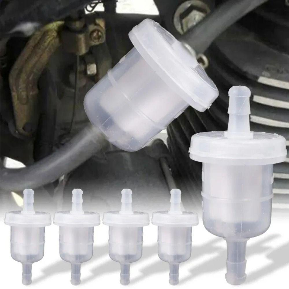 1/2/5/10Pcs Oil Cup Polymer Motorcycle Fuel Filters 110/125/150/175/200 Engine Petrol Filter