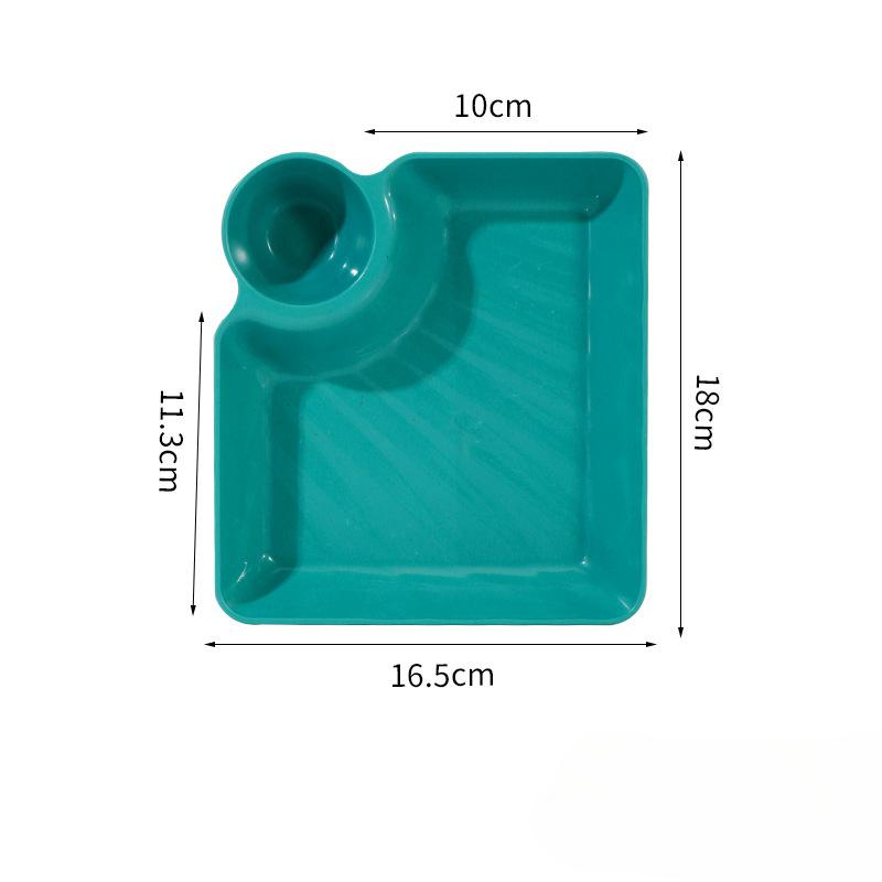 1/4 шт. Тарелка для пельменей, нескользящая, складная, пластиковая, для макания, блюдо для суши