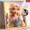 Disney Жемчужная живопись Ручная работа Принцесса Рапунцель Жемчужный набор Домашний декор Картина