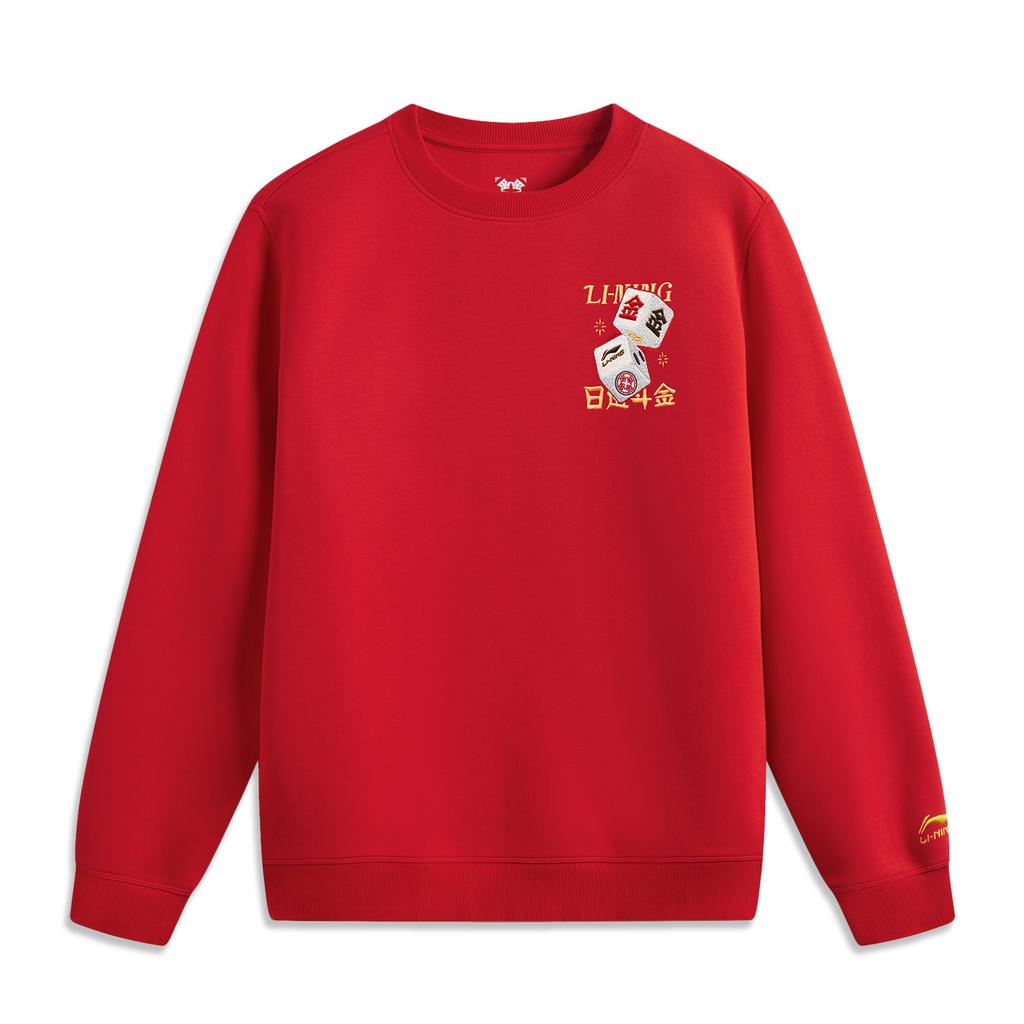 Свитшот Li Ning Rijin Doujin Collection Мужской Красный AWDV165-6