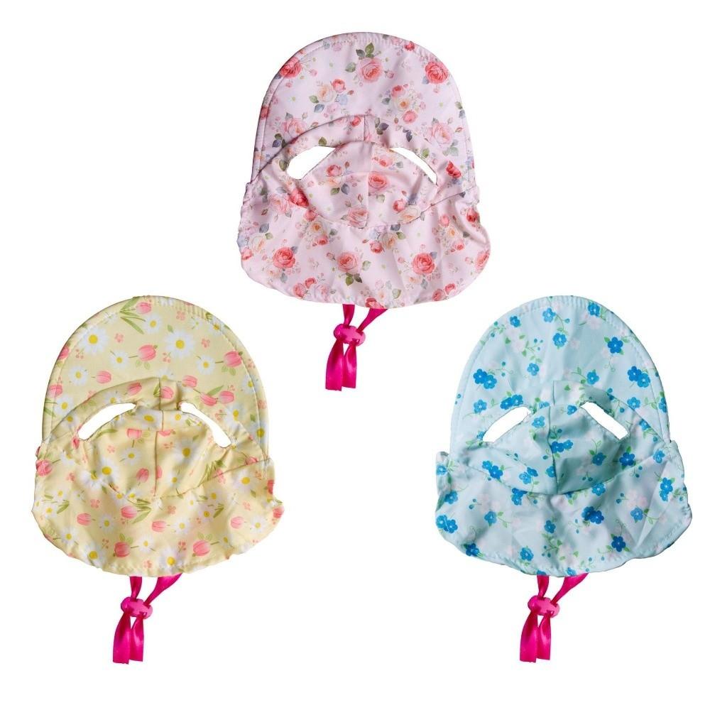 Cute Dog Hat Floral Print Pet Headwear Breathable Pet Photo Prop Photo Shooting