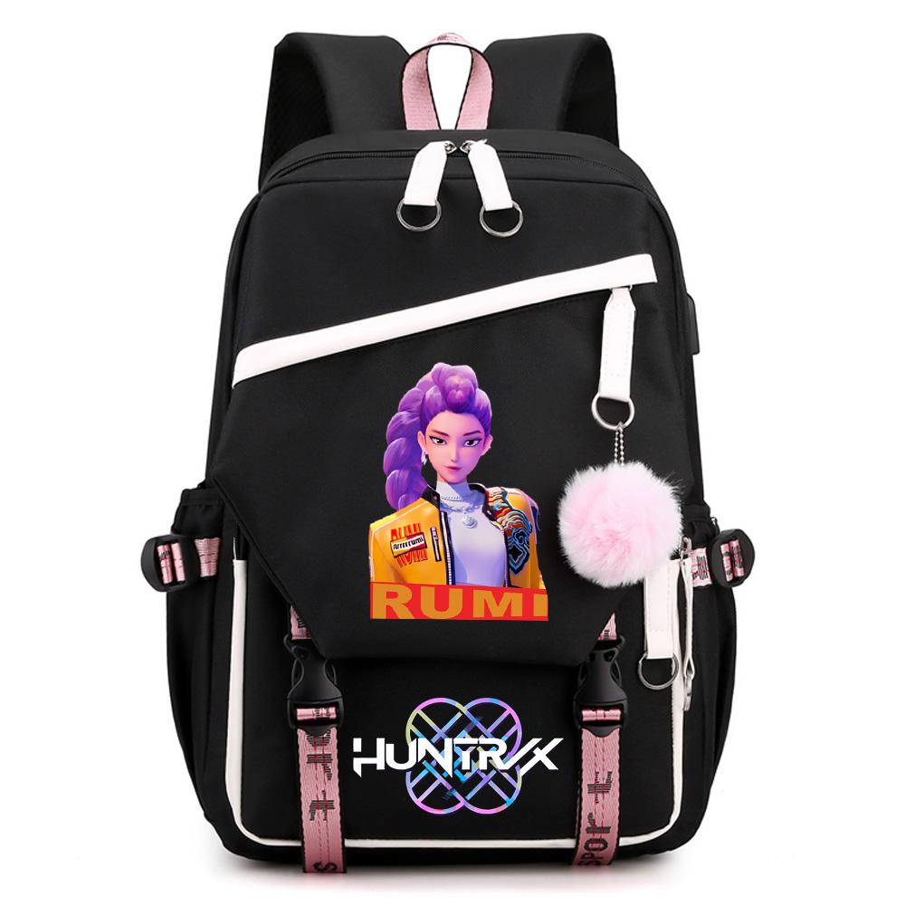 Anime Demon Hunters Printed Large Capacity Backpack for Teenger Student Girl Boy Schoolbag Bookbag Women Waterproof Travel Bag Gift