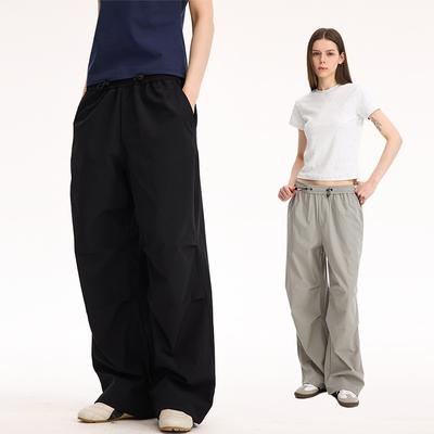 Женские легкие водонепроницаемые быстросохнущие брюки-парашюты с защитой от солнца для пешего туризма и альпинизма, свободные рабочие брюки в американском повседневном стиле