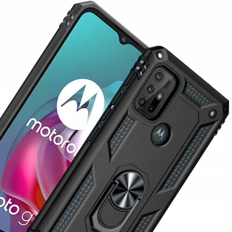 Spacecase Ring Nx Motorola Moto G10/G30 Czarny