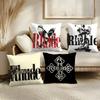 Brand R-Rhudes Cushion Cover Soft Short Plush Pillow Cover Smooth Cozy Texture Aesthetic Cushion Case Home Decor
