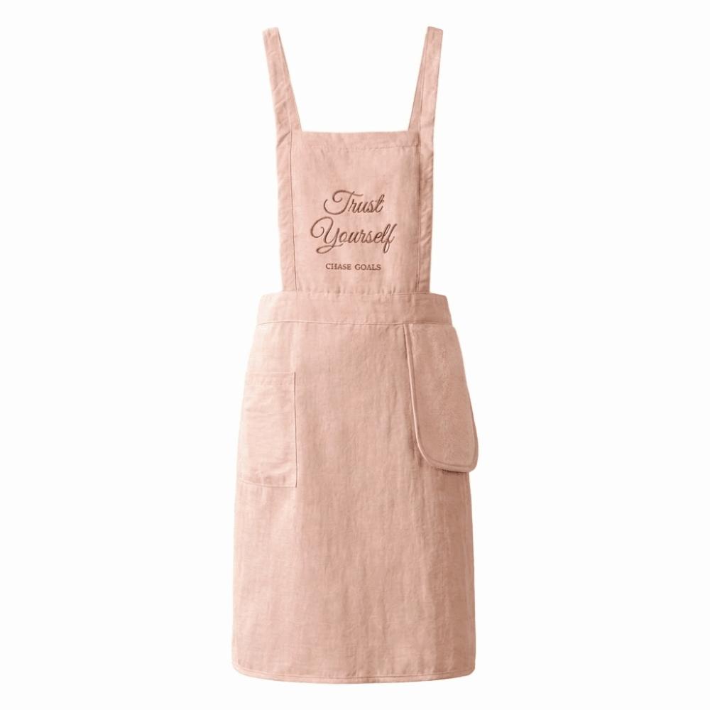 Breathable Cooking Bibs Sleeveless Kitchen Vest Stylish Housework Smock Catering Work