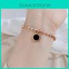 Chic Titanium Steel Bracelet With Rose Gold Finish Fashionable And Durable