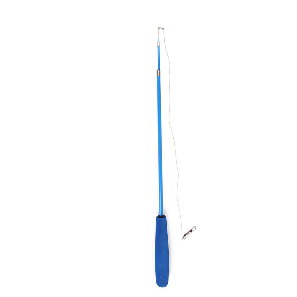 11pcs Cat Teaser Stick Caterpillar Feather Replacement Head Pet Set Retractable Fishing Rod Cat Toys