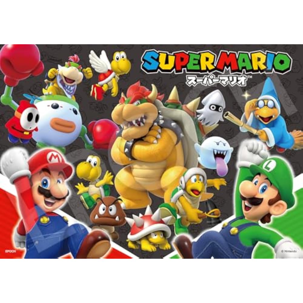 Epoch (EPOCH) 72/81/96 piece first jigsaw puzzle Nintendo Super Mario 62-309 3 puzzles with sampl...