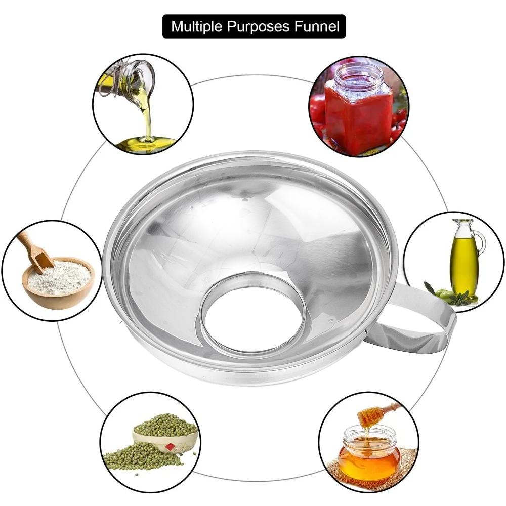 2 нержавеющая сталь широкое горлышко воронка для консервирования салатная заправочная воронка сито кухонные инструменты аксессуары для дома принадлежности