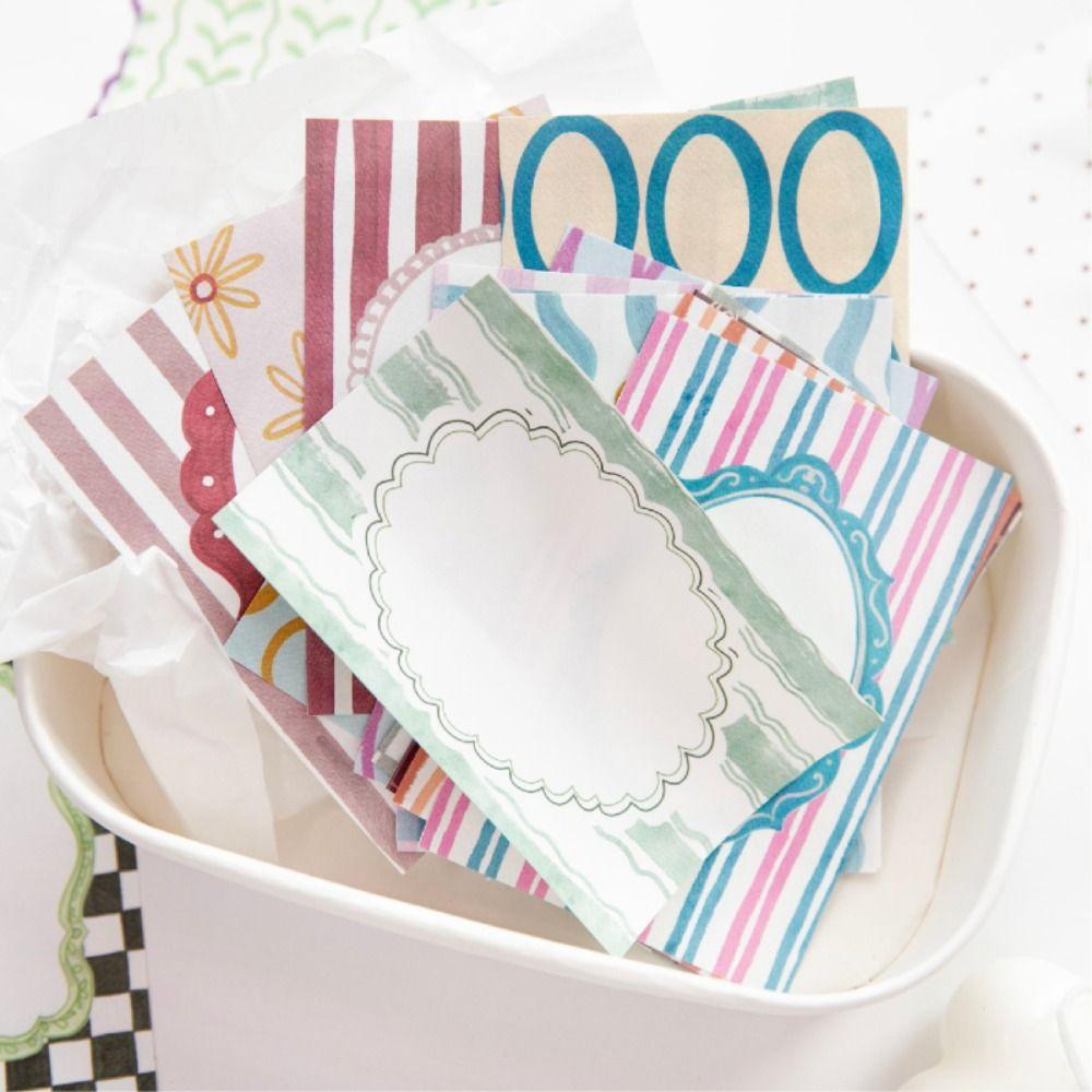 Basic Grid Pattern Memo Pads Moonlight Wish Book Series DIY Journal Decor School Office