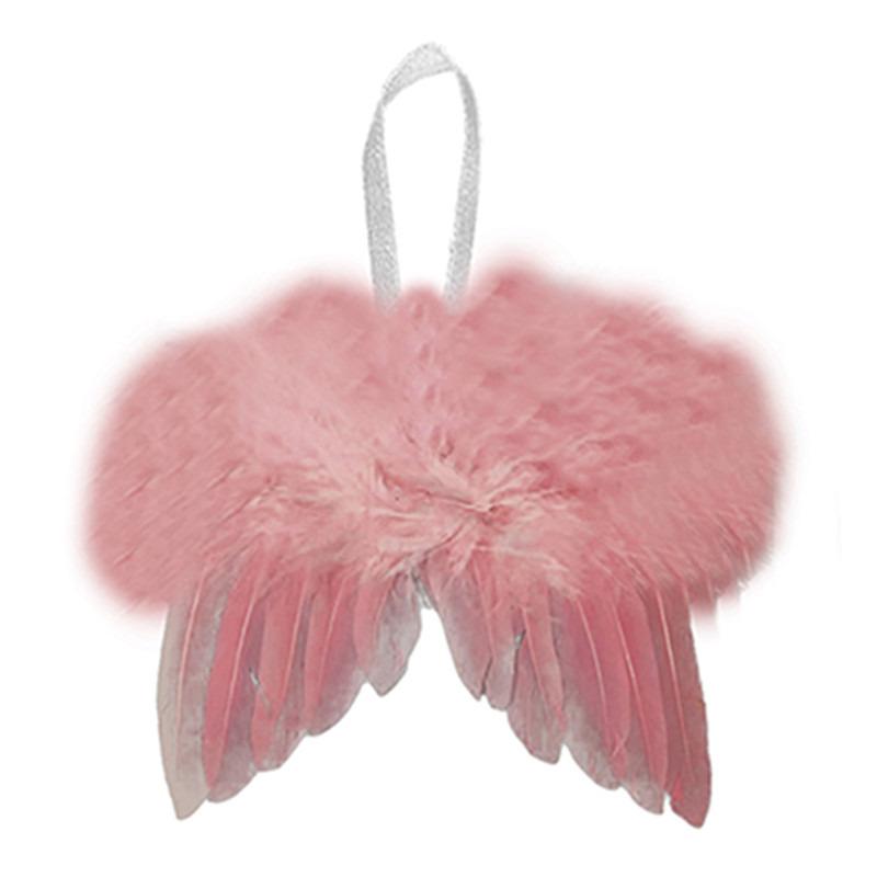 Белый винтажный перо крыло милый шикарный ангел рождественская елка украшение подвесное украшение для дома/вечеринки/свадьбы украшения валентинки
