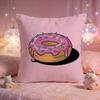 Sweet Donut Sprinkle Cushion Cover Premium Comfort Reversible Pillow Cove Two in One Design for Any Room  Car Interior
