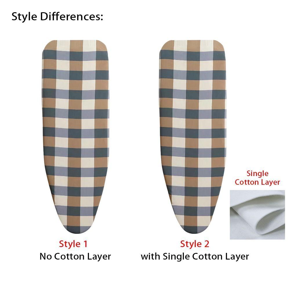 1Pcs Stain Resistant Ironing Board Cover With Elastic Edge Universal Iron Heat Shield Thick Cotton Padding Cloth Cover