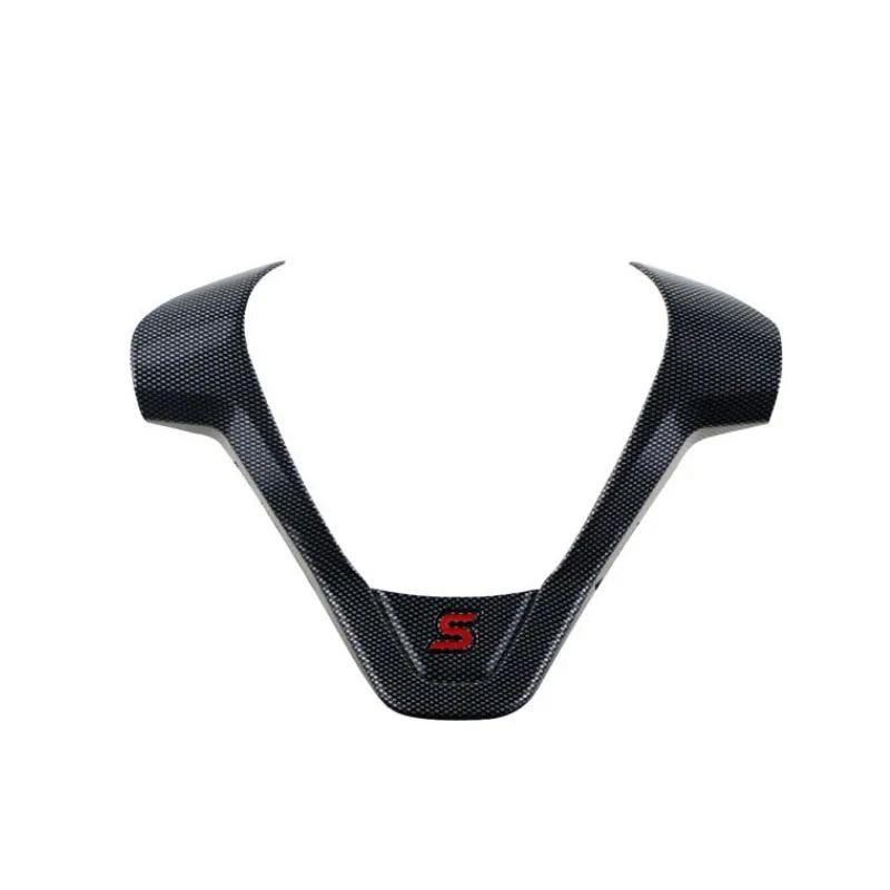 ABS отделка рулевого колеса наклейки с блестками для Ford Ecosport 2013-2016 New Fiesta 2012 2013 2014 2015 2016 2017 автоаксессуары