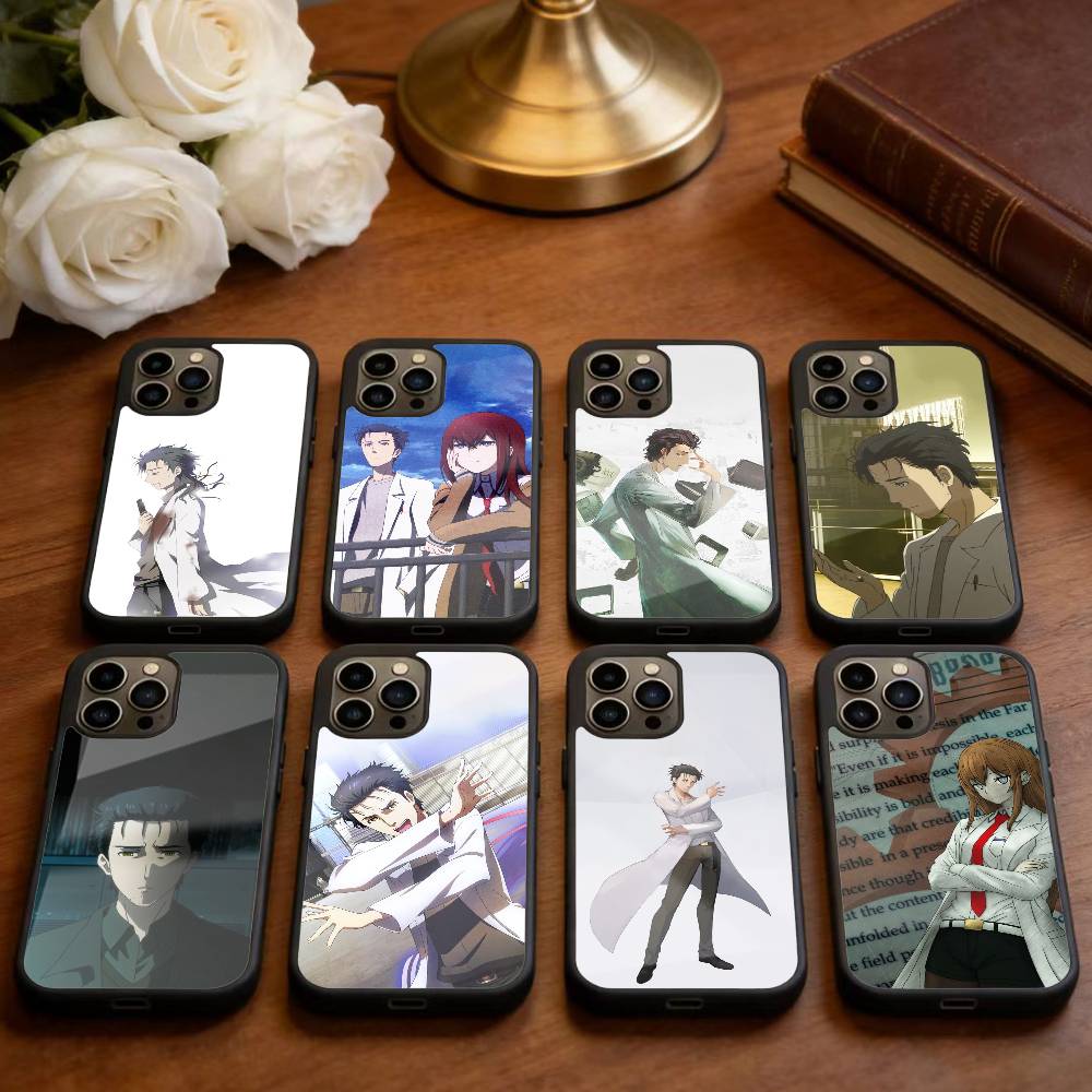 Чехол для телефона T-Rintaro Okabe STEINS DATE Для iPhone 17, 16, 15, 14, 13 Plus, Pro Max Магнитный Для Magsafe Беспроводной Зарядки