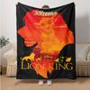 Custom 1pc Lion Heart Blanket, Soft And Comfortable Blanket, Casual Warm, Camping Travel Blanket, Good Birthday Gift Q29082