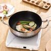 Non-Stick Egg Frying Pan Stainless Steel Soup Pot Honeycomb Induction Cooker Gas Stove General Durable Kitchen Cookware 30Cm Wok