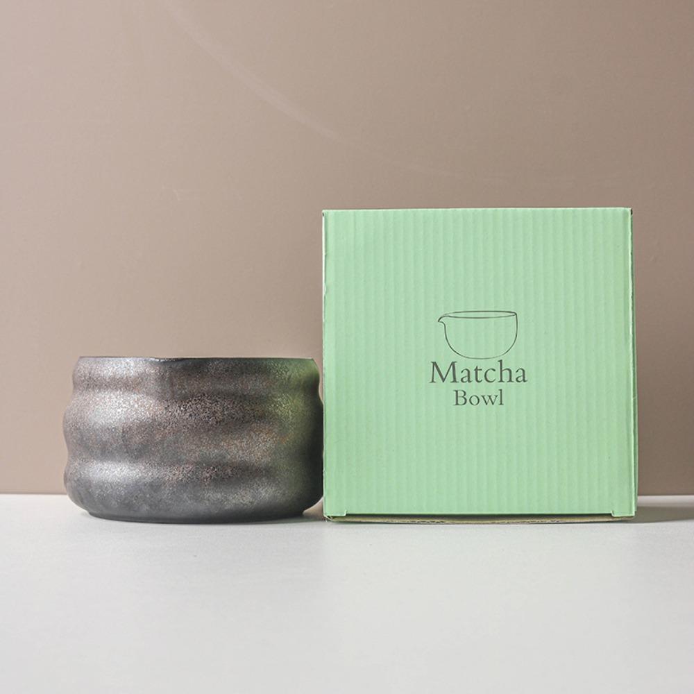 Керамический держатель для венчика матча, текстурированный набор для приготовления матча, новая миска для матча, любители чая