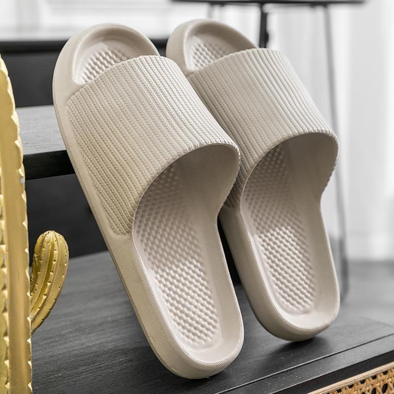 Unisex Non-Slip EVA Shower Slippers - Comfortable Indoor Bathroom Footwear