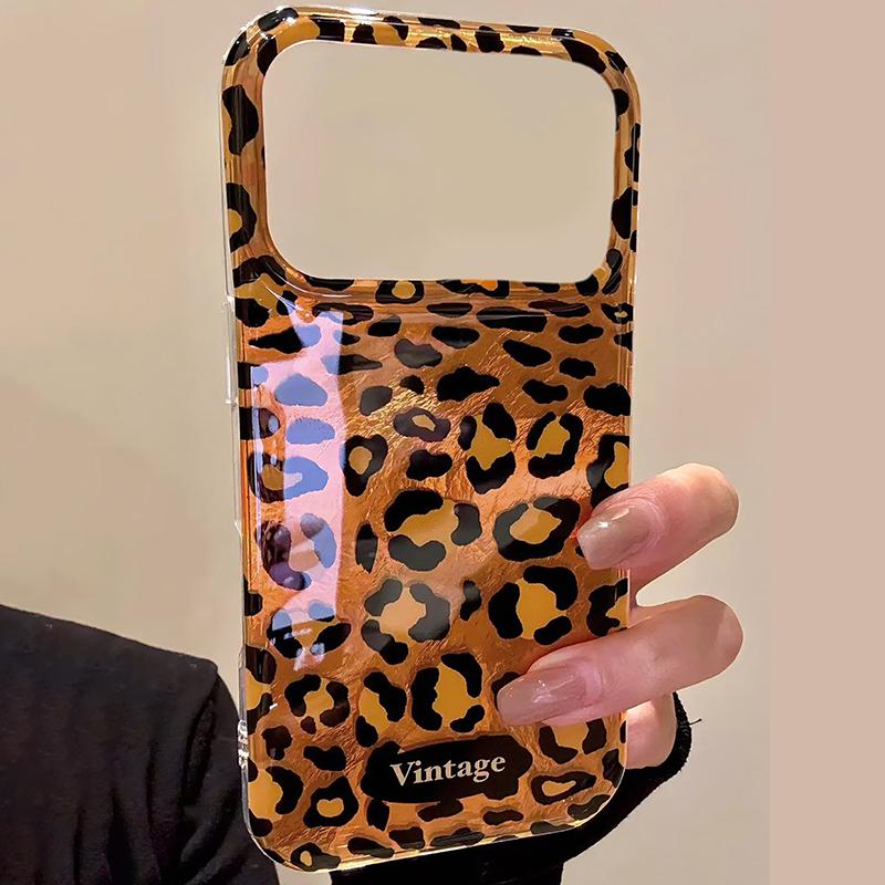 Роскошный чехол для телефона с леопардовым принтом и пайетками для iPhone 17 16 15 14 13 12 11 Pro Max XS X XR 16E 16 Plus 17 Air Ударопрочная задняя крышка