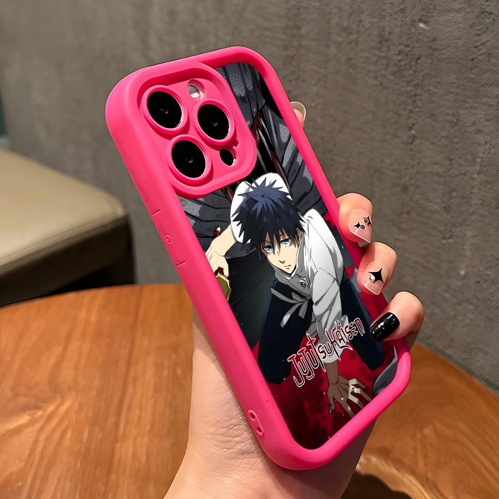 Чехол для телефона Jujutsu Kaisen Юта Оккоцу для iPhone 17 16 15 14 13 12 11 Air Pro Max Plus Утолщенный ТПУ Цветной Чехол Чехол Роскошный