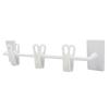 Ohe Laundry Pinch, 28cm W X 5cm D X 6.5cm H, White, Arao! Triple Pinch, Magnetic, Small Item Storage