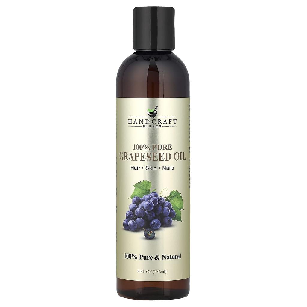 Handcraft Blends, 100% Pure Grapeseed Oil, 8 Fl Oz (236 Ml)