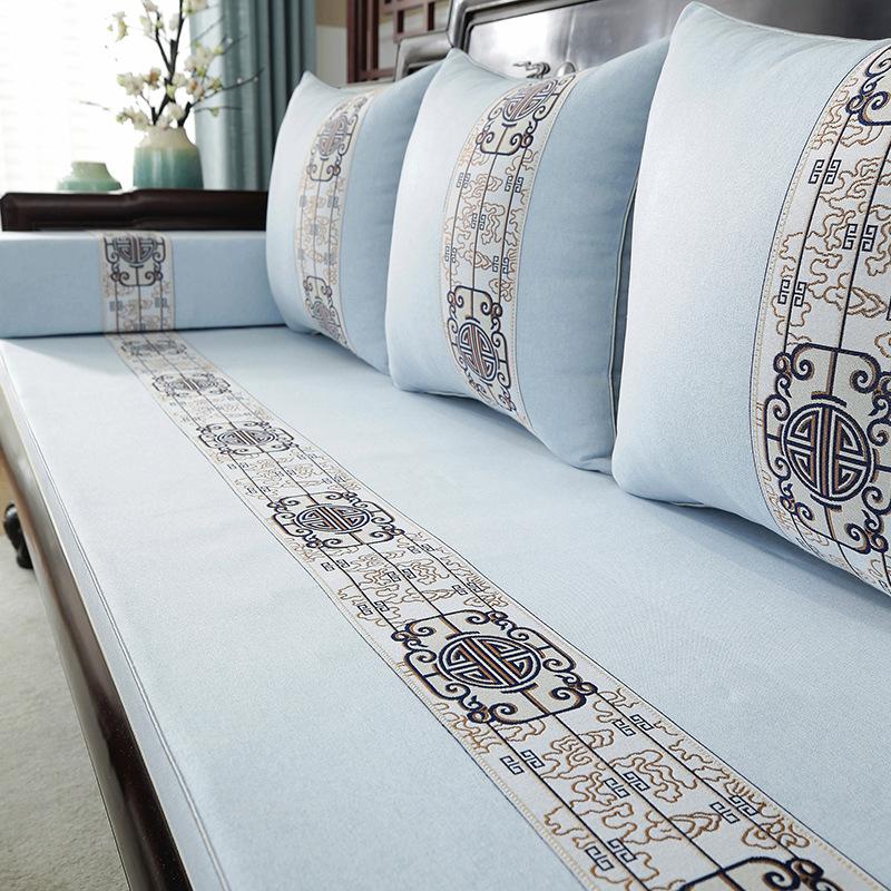 Подушка для дивана из палисандра, новая подушка в китайском стиле, мебель из цельного дерева, нескользящая утолщенная губчатая подушка высокой плотности, подушка для сиденья