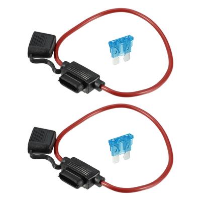 Держатель предохранителя ABSOPRO 15A Стандартный тип предохранителя 12AWG Держатель предохранителя Водонепроницаемый 12