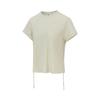 Pack Fashion Versatile Round Neck Pullover Short Sleeve T-Shirt Women Tops Beige 631716-87