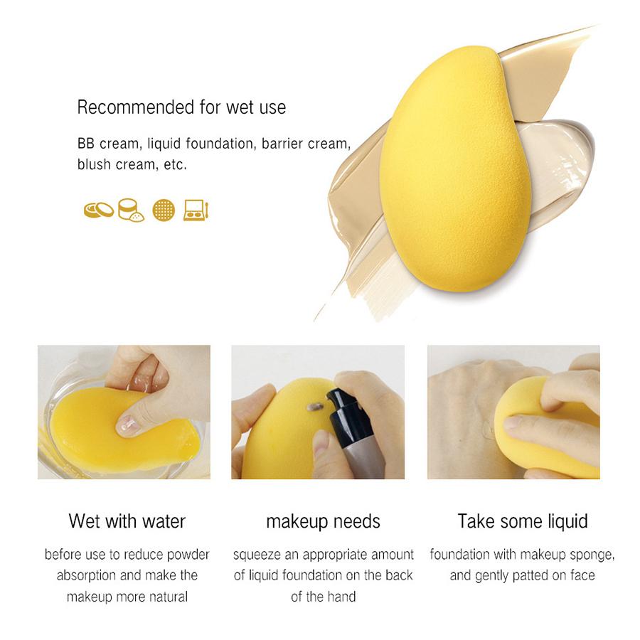 IBCCCNDC Маленький набор яиц для макияжа Mango Beauty Egg, губка для макияжа, яйцо