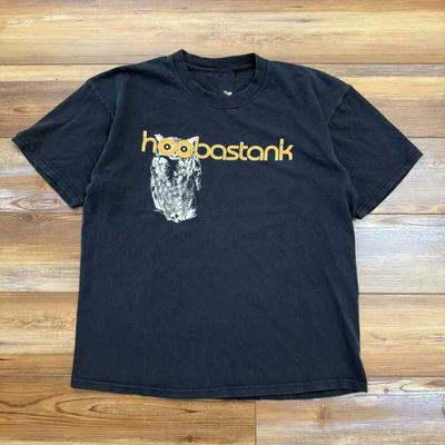 Редкий! Футболка группы Hoobastank Унисекс Концертная S - 5XL AR356 Унисекс Футболка