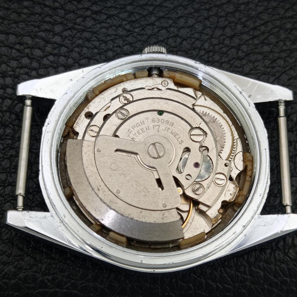 ЯПОНСКИЕ ВИНТАЖНЫЕ ОТРЕМОНТИРОВАННЫЕ АВТОМАТИЧЕСКИЕ МУЖСКИЕ ЧАСЫ SEIKO 5 С ЗЕЛЕНЫМ ЦИФЕРБЛАТОМ a444292-1