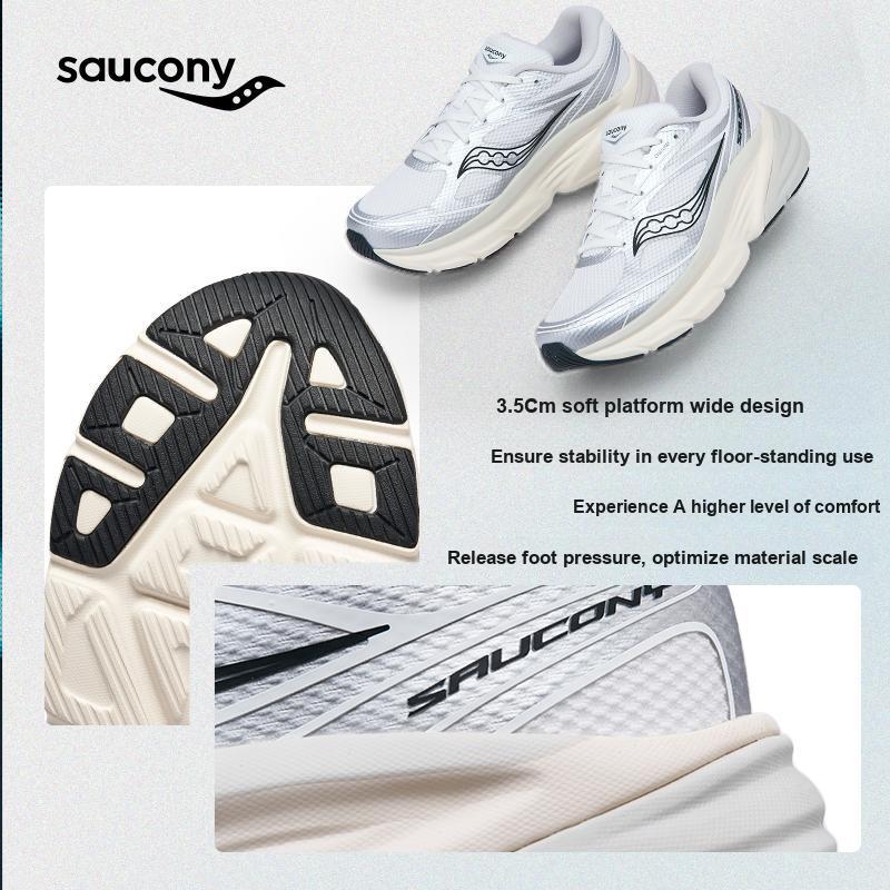 SAUCONY Guard Amr Повседневные кроссовки для ежедневной носки в стиле Y2K ретро, нескользящие, износостойкие, дышащие, с поддержкой, низкие, для бега, унисекс, S28238-6