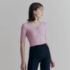 Huit Open String Crop Tee Htwts3j09t