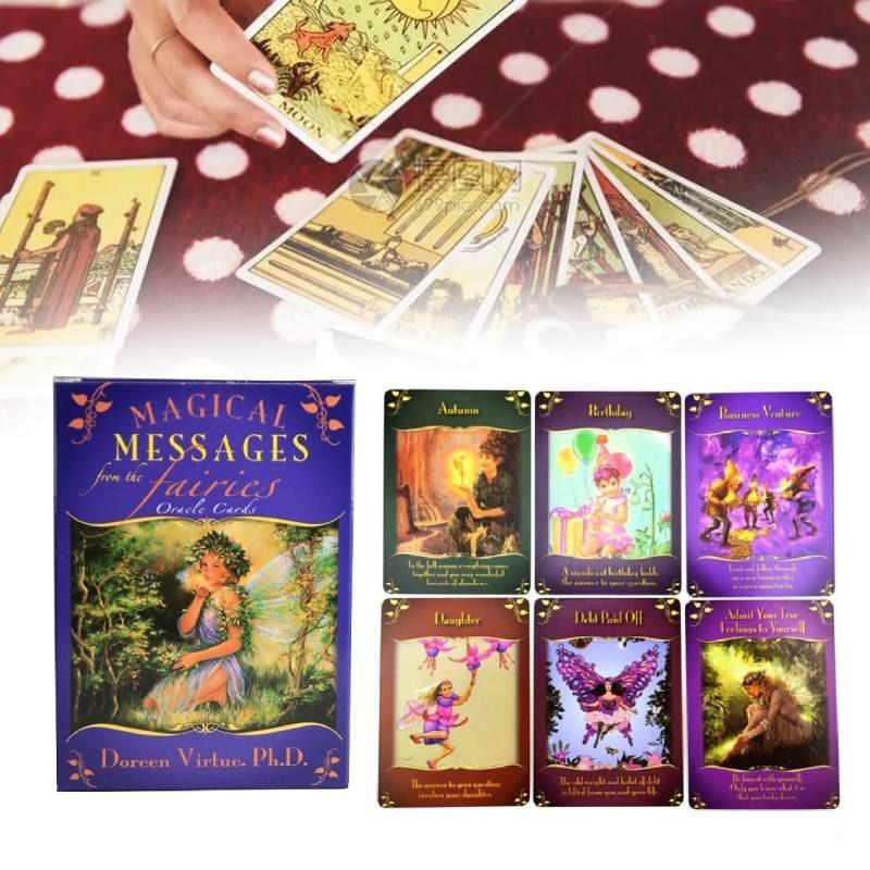 Элегантные Зеленые Глифы Карты Таро Ленорман Для Интуитивного Духовного Руководства