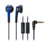 Audio Technica ATH-C505iS BL Earphones Wired with Microphone Blue