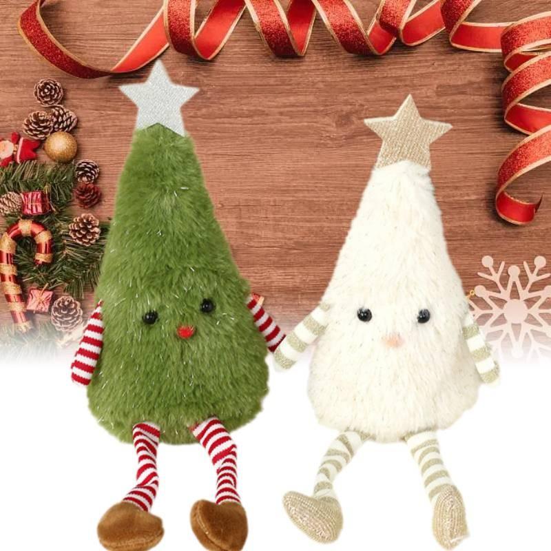 Adorable Plush Christmas Tree Doll Decoration For Home And Party Festive Decor