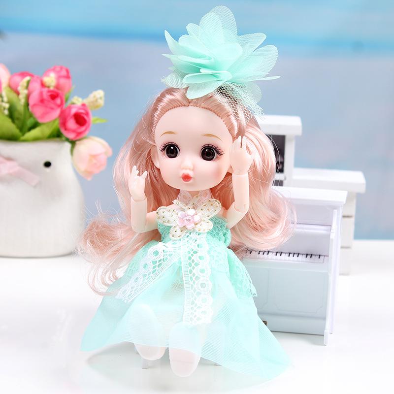 6-дюймовая кукла для девочек с 13 шарнирами, 17 см, сменная кукла Барби, набор принцессы, подарок на день рождения ребенку