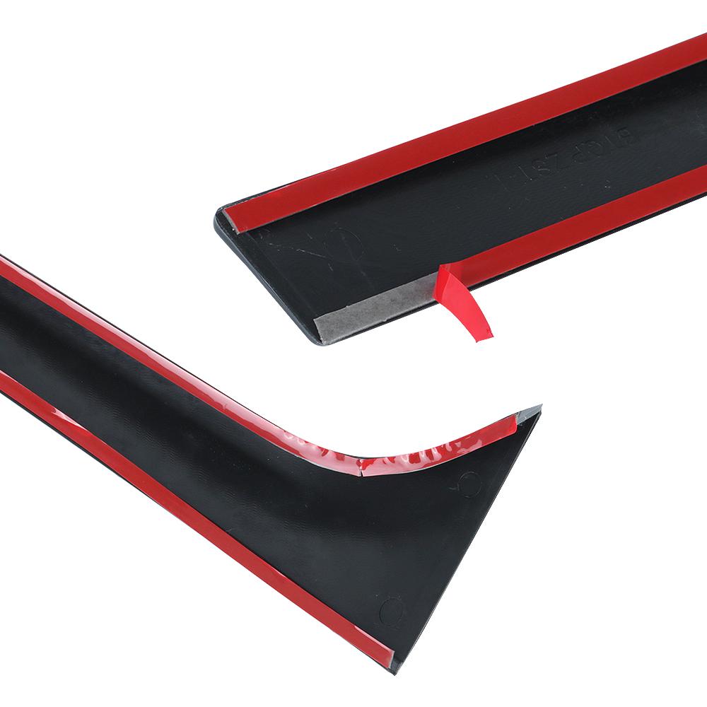 Боковой спойлер на заднее стекло, крыло, автозапчасти, автомобильные аксессуары, сплиттер Canard для Skoda Octavia Estate 2014-2019, пара глянцевых черных автомобилей-Стайлинг